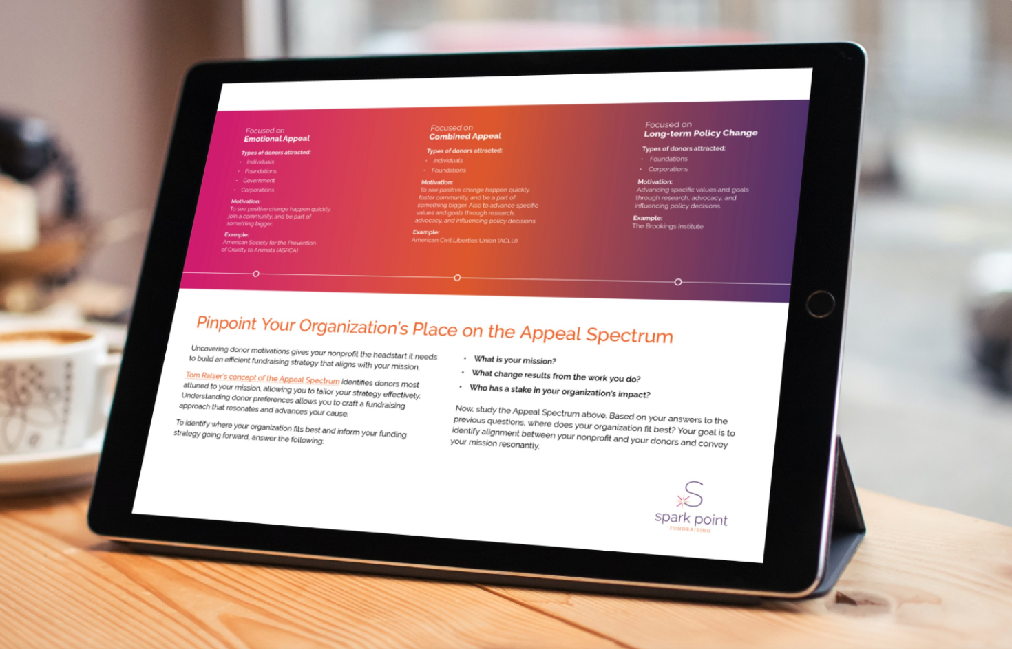 Pinpoint Your Organization’s Place on the Appeal Spectrum Spark Point